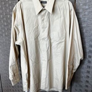 Men's Arrow Beige Dress Shirt XXL